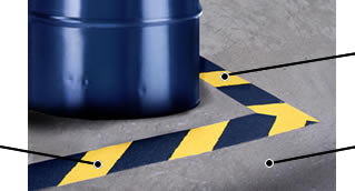 Anti-Slip Hazard Warning Tape - A Self adhesive tape ideal for problem steps, decking or pathways around the house where people can lose their footing. A quick and cost effective solution which could save a slip or trip related accident.